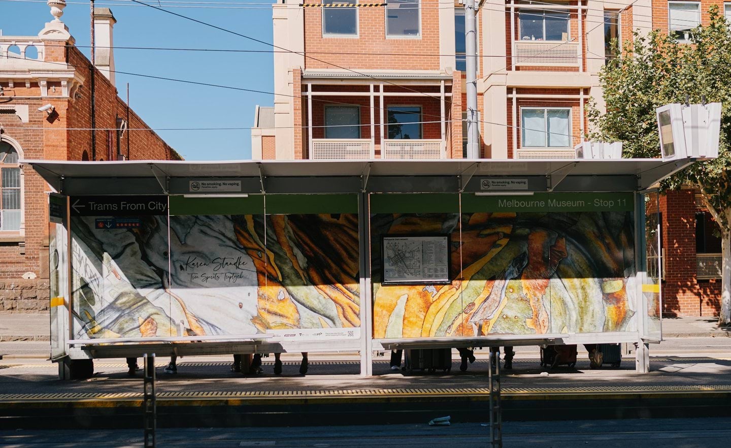 Image of Tram Stop 11 artwork by Karen Standke