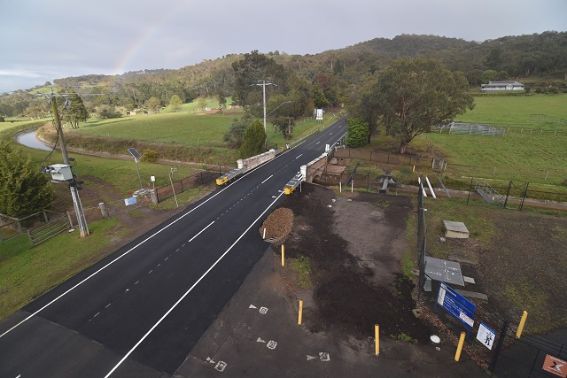 Imafe of the maintenance works completed at the Maroondah Aqueduct bridge