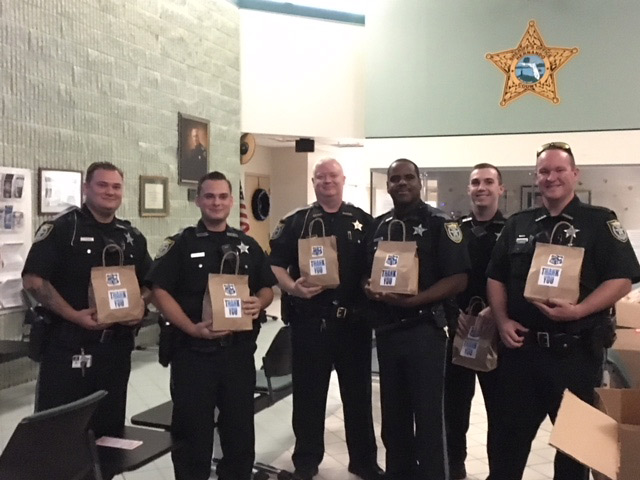 Suncoast Credit Union shows appreciation for the Hernando County Sheriff's office in Spring Hill