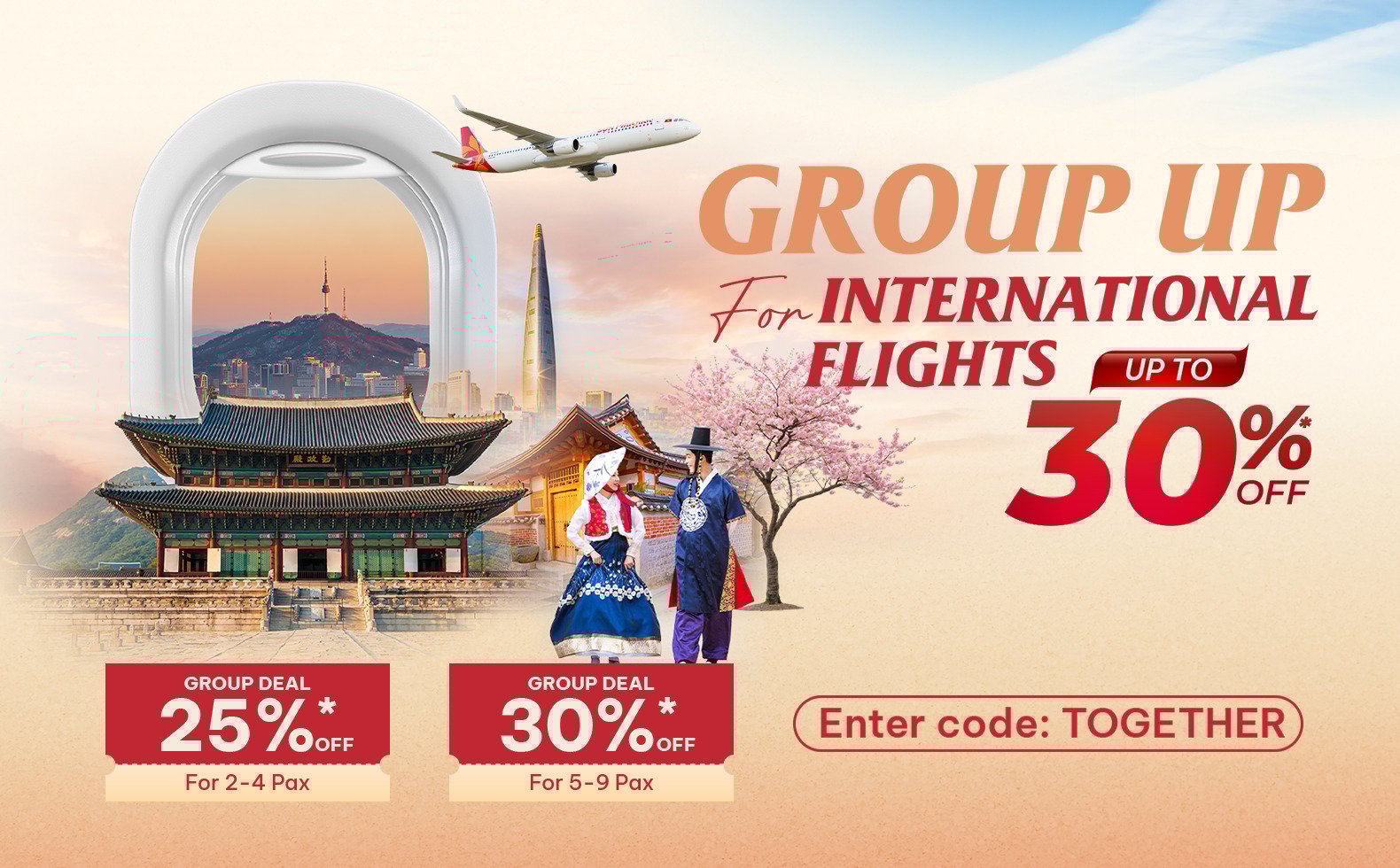 Travel Together - Enjoy Up to 30% Off