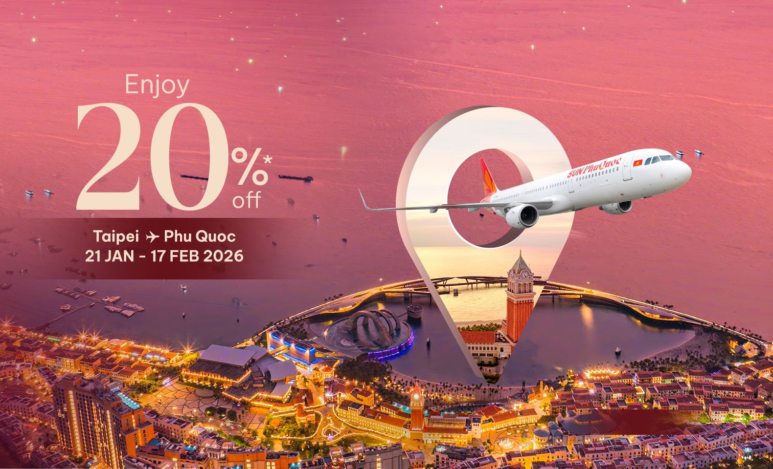 Hello Phu Quoc! Enjoy 20% Off