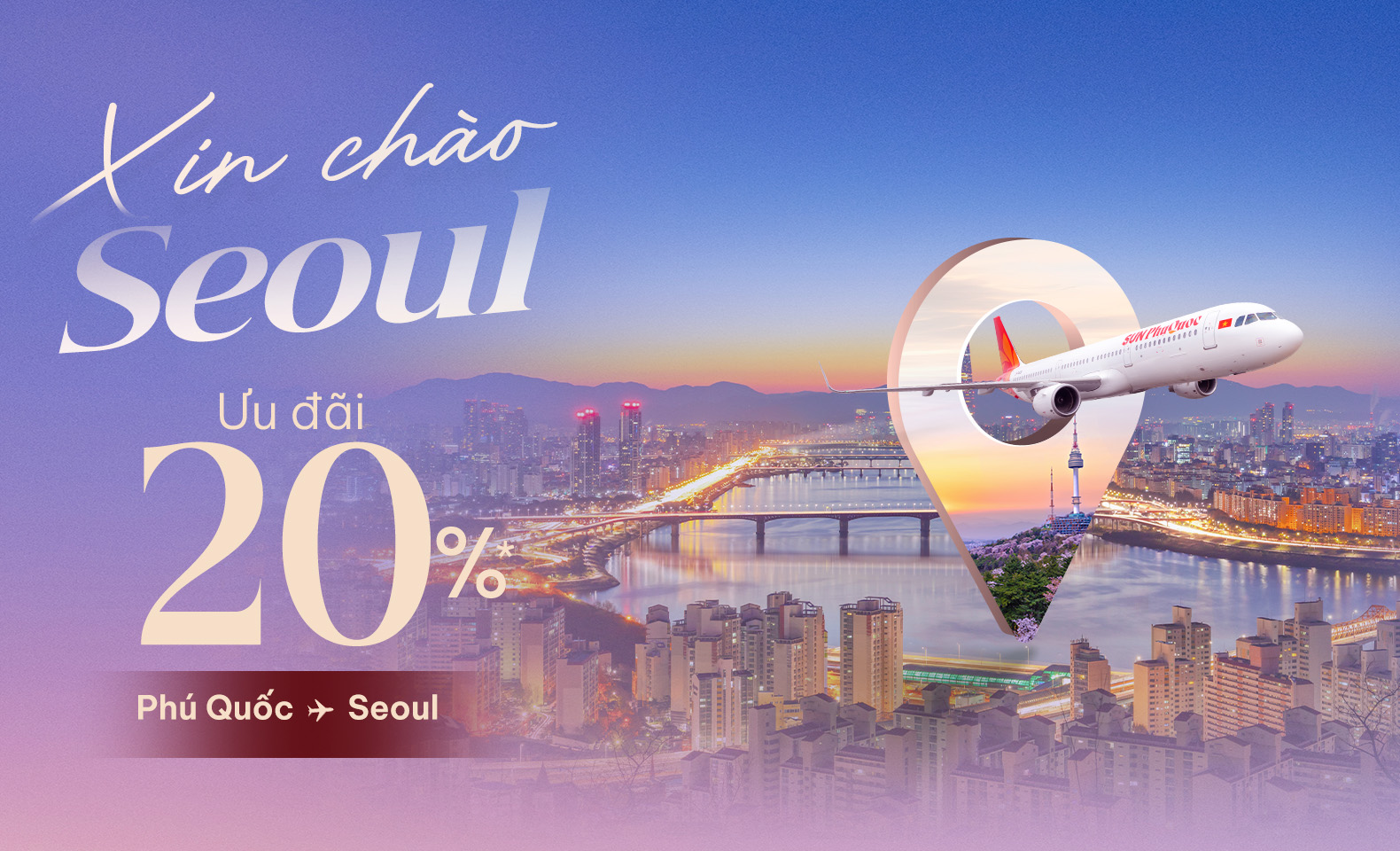 Xin chào Seoul! Ưu đãi ngay 20%