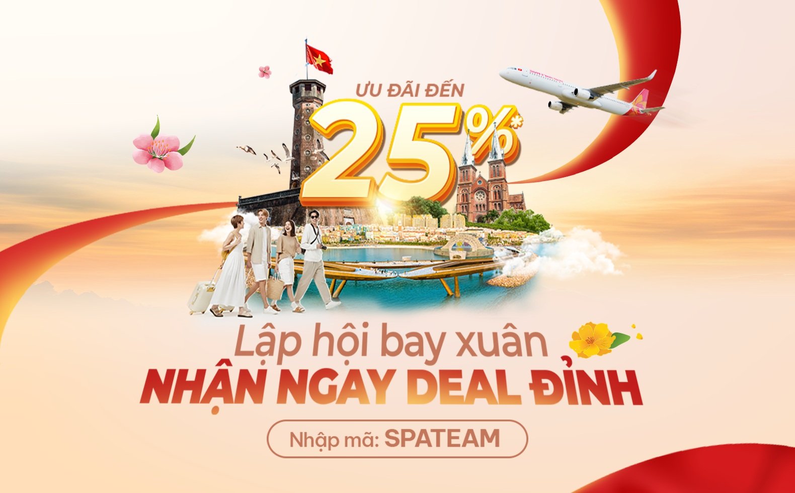 Lập Hội Bay Xuân - Nhận Ngay Deal Đỉnh