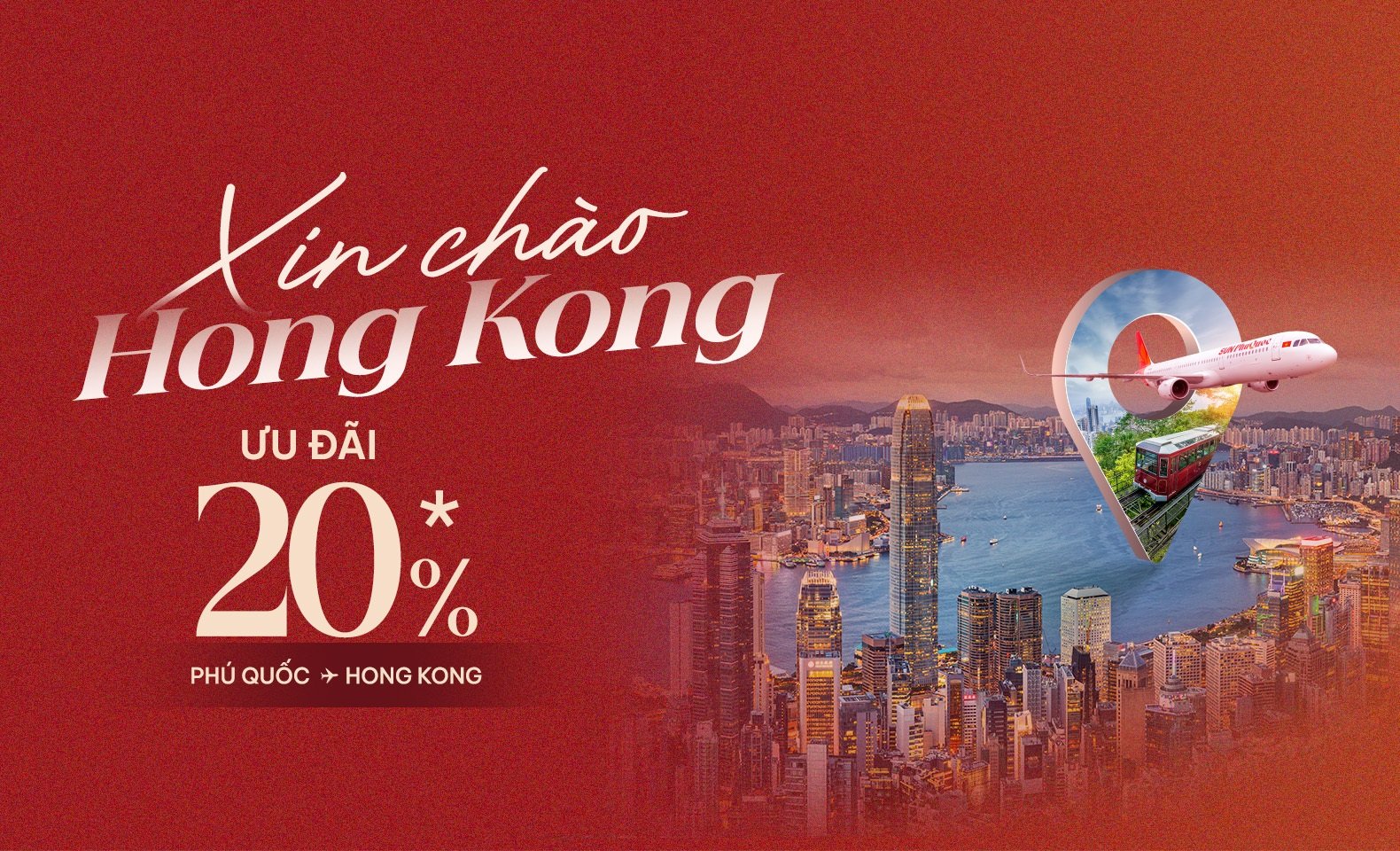 Xin chào Hong Kong! Ưu đãi ngay 20%