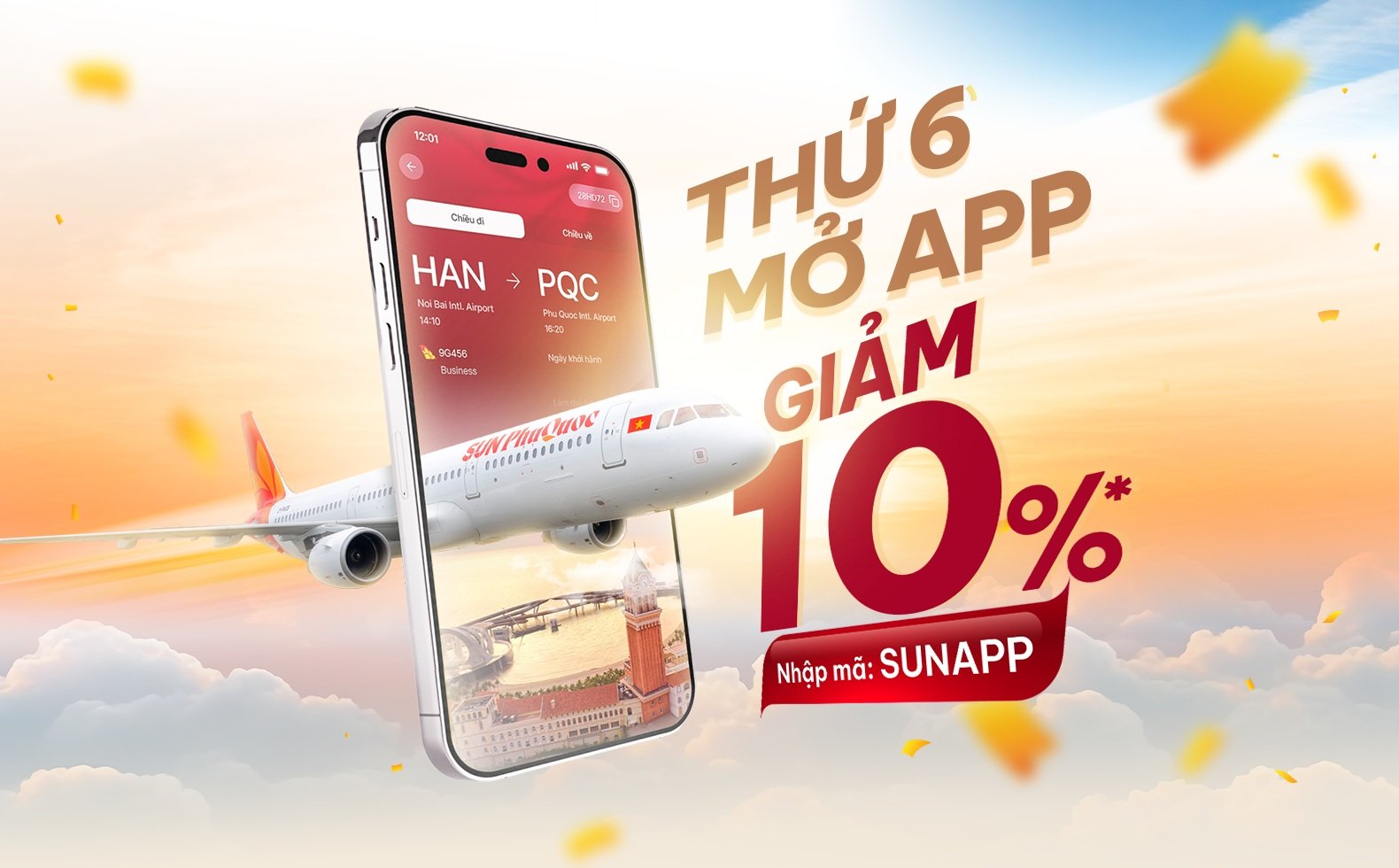 Thứ 6 mở App - Giảm 10%