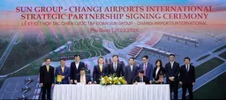 太陽集團與新加坡樟宜機場國際簽署戰略合作協議，營運富國島國際機場，首創越南「機場旅遊目的地」新模式