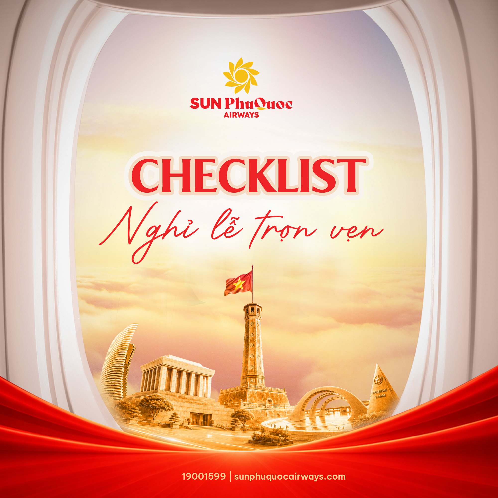 Cẩm nang đi máy bay dịp 2/9 cùng Sun PhuQuoc Airways