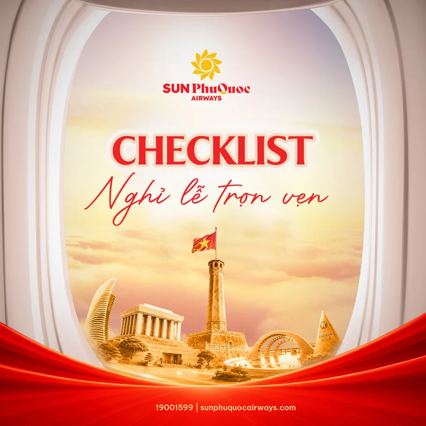 Cẩm nang đi máy bay dịp 2/9 cùng Sun PhuQuoc Airways
