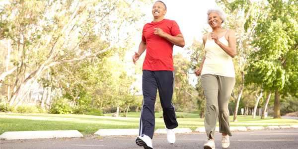 Couple jogging