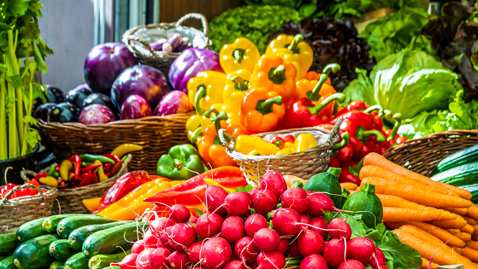 Vegetable at a farmers market