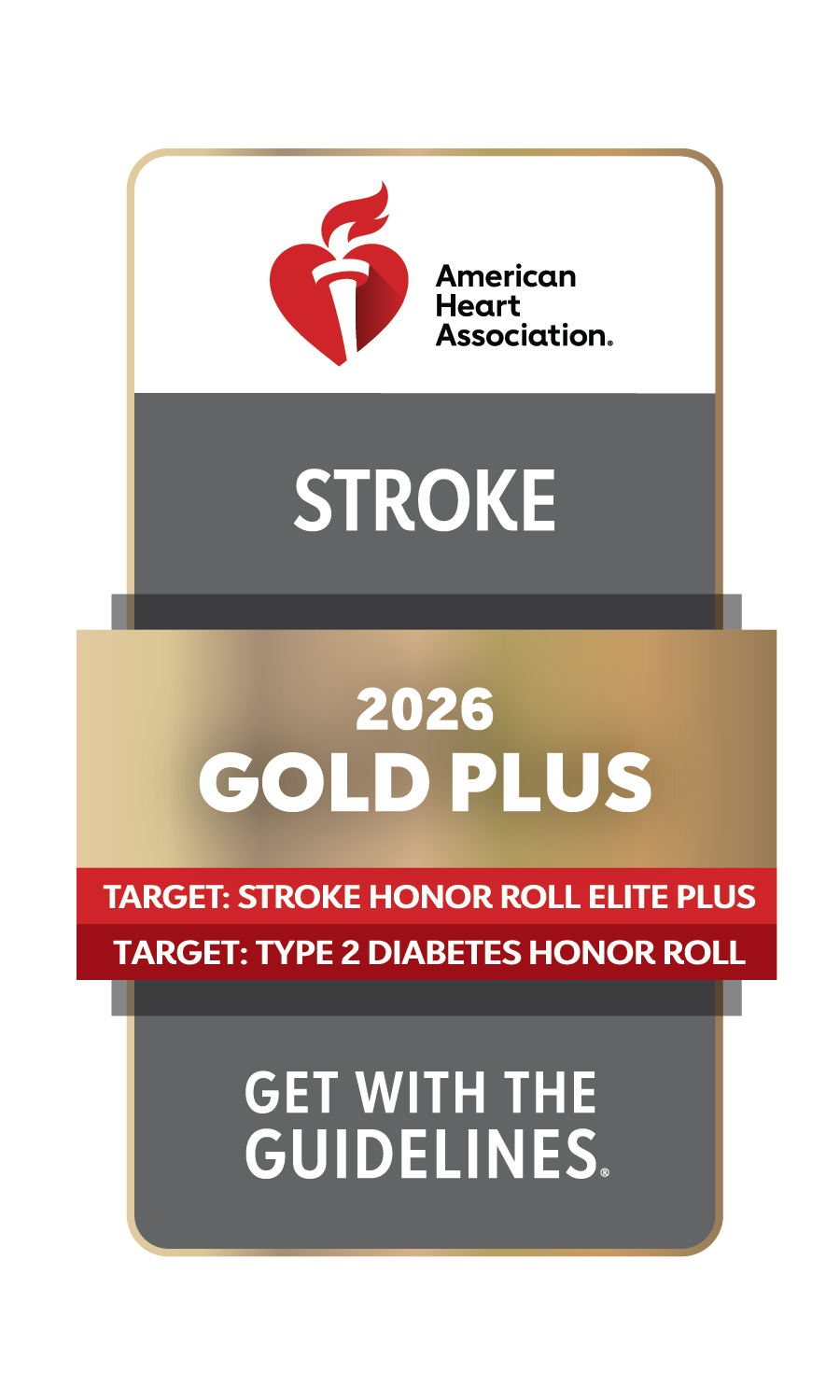 American Heart Association Stroke 2026 Gold Plus