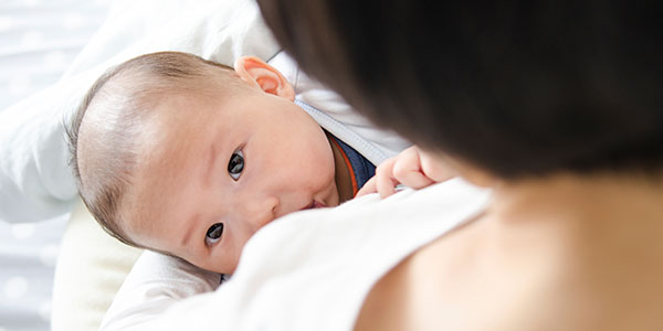 Breastfeeding baby