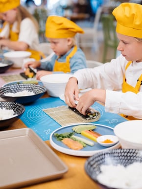 Kids' cooking class at Domain_Little Chef