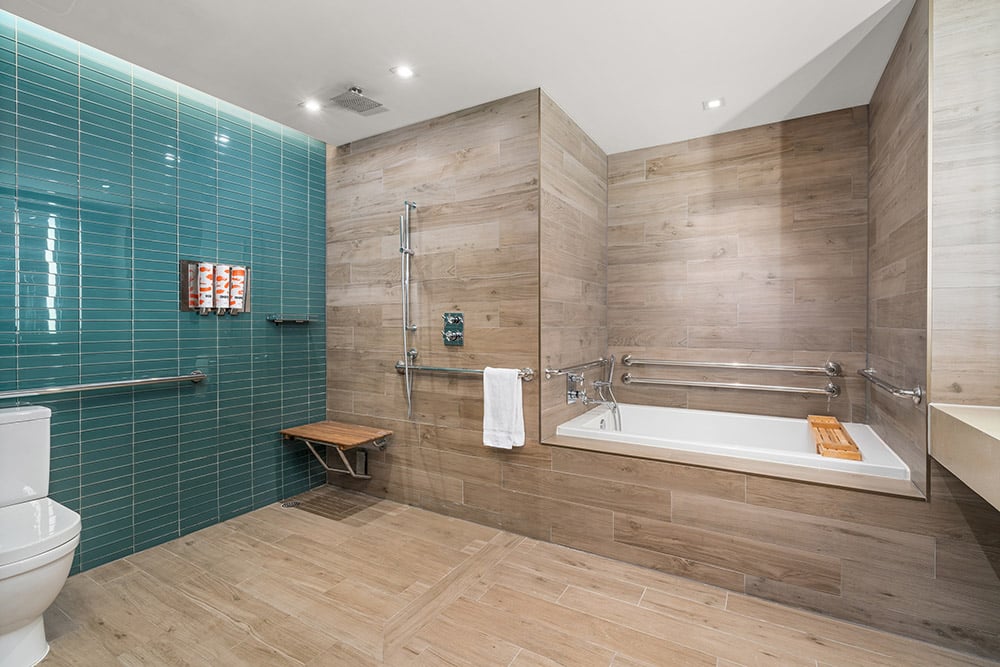 EAST Miami Hotel ADA accessible bathroom florida view Brickell