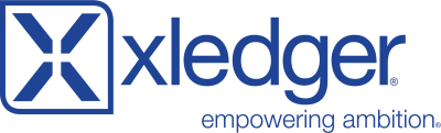 Xledger logo in blue