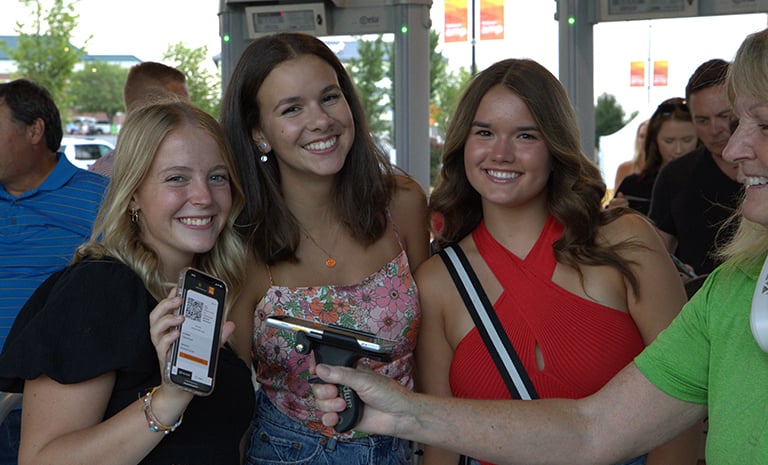 Digital tickets make concert entry a breeze at the Walmart AMP