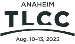 TLCC Anaheim logo in black