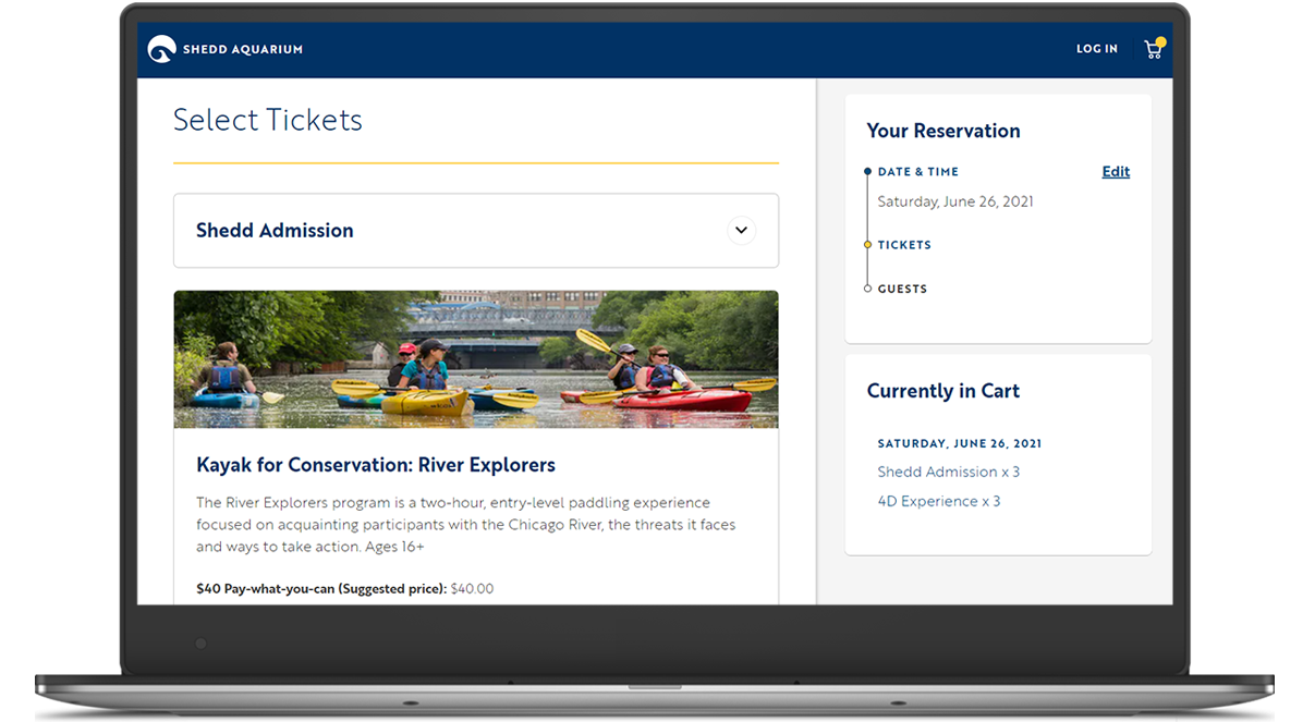 Plan your day ticketing for Shedd Aquarium