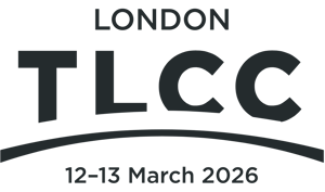 TLCC London 2026 logo in black text