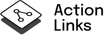 Action Links logo in black