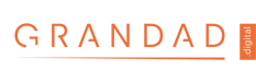 Grandad Digital's logo in orange text
