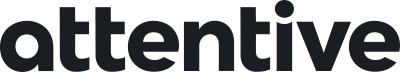 Attentive's logo in black text.