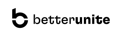 BetterUnite's logo in black text