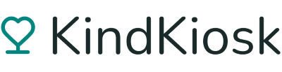 KindKiosk's logo in black text
