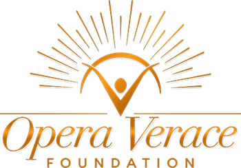Opera Verace Foundation logo in gold