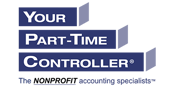 Your Part Time Controller logo in blue
