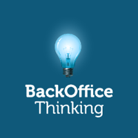 Logo showing a light bulb and the words BackOffice Thinking