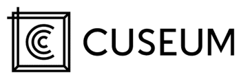 Cusuem logo, showing the name in sans serif all caps with a stylized C in a box at left