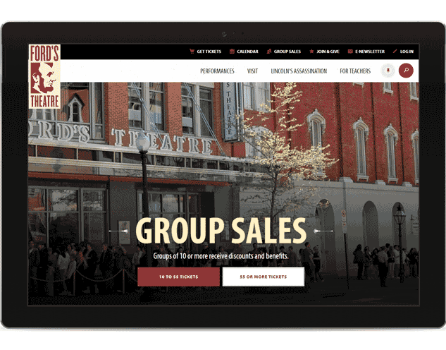 ford's theatre group sales