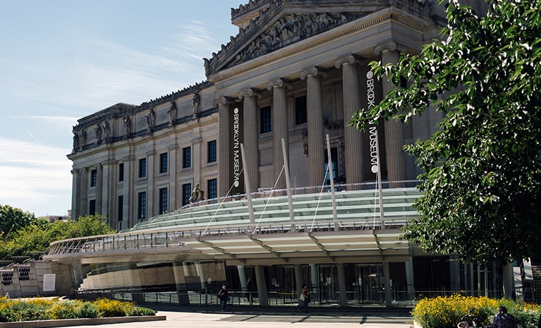 Photo of the exterior of Brooklyn Museum
