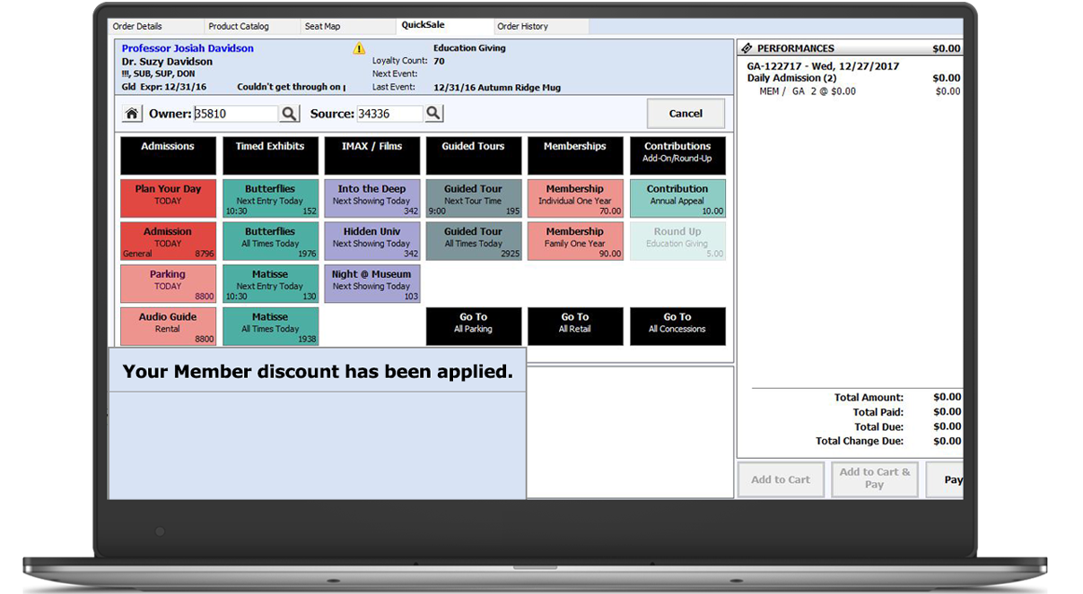 Quicksale Screenshot