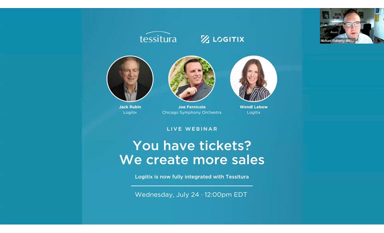 You have tickets? We create more sales: Logitix is now fully integrated with Tessitura