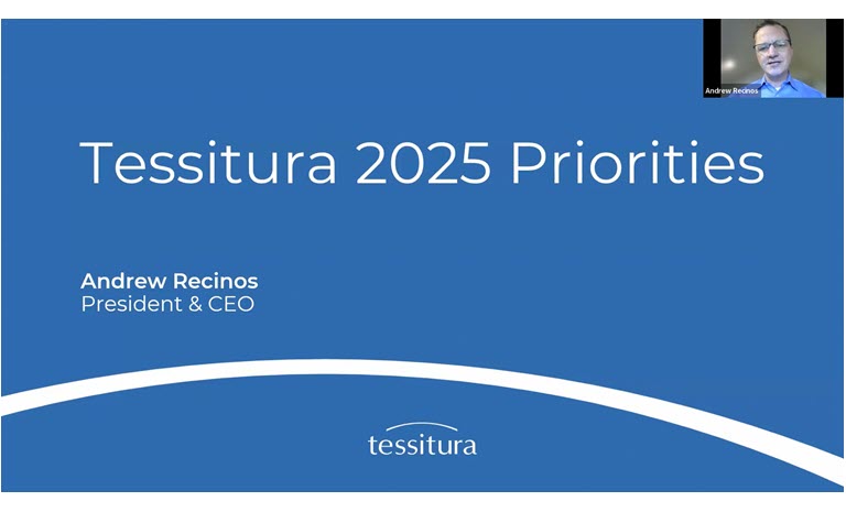 Tessitura's 2025 priorities with CEO Andrew Recinos