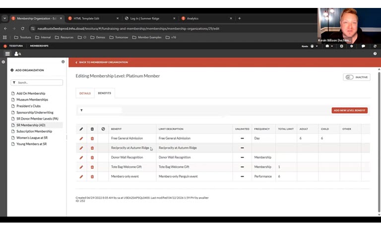 Tessitura v16 for admissions