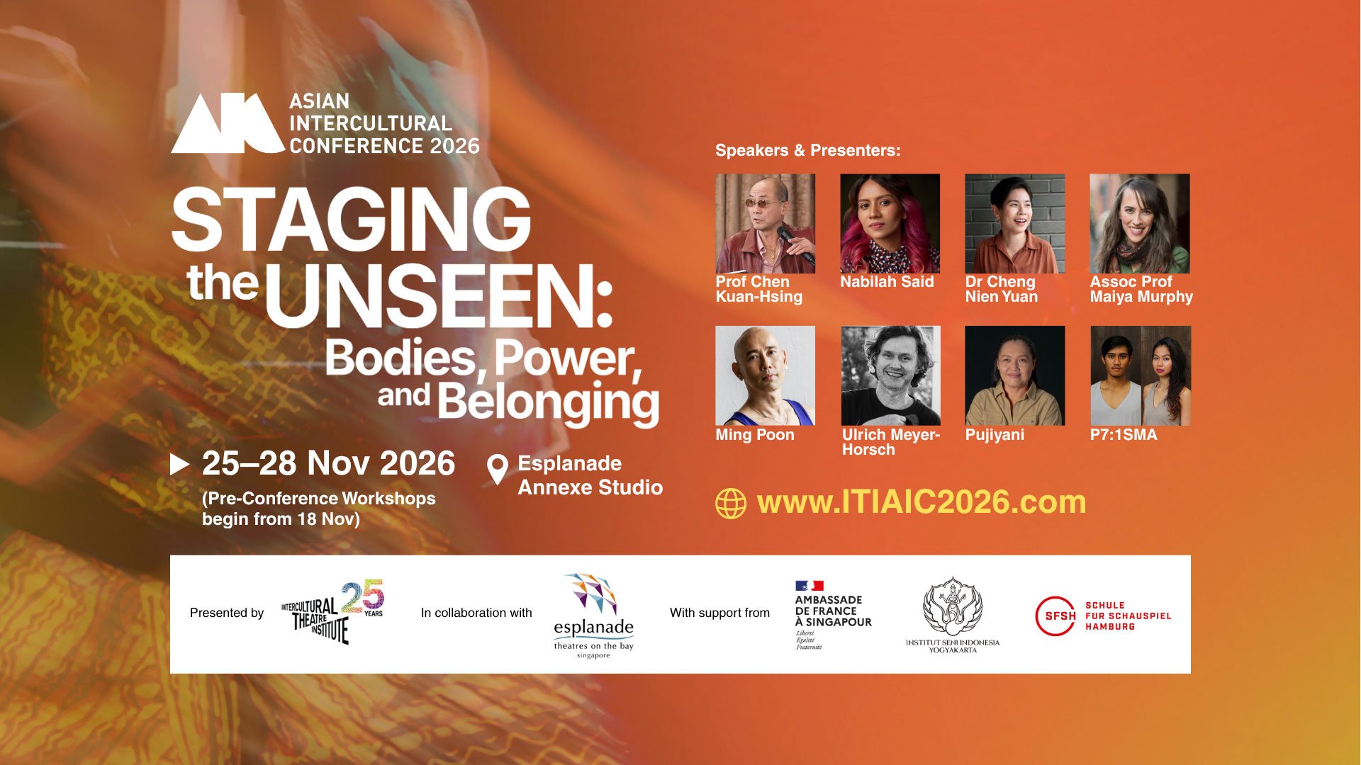 <p>Save $25 on passes to the Asian Intercultural Conference (AIC) 2026 by Intercultural Theatre Institute</p>