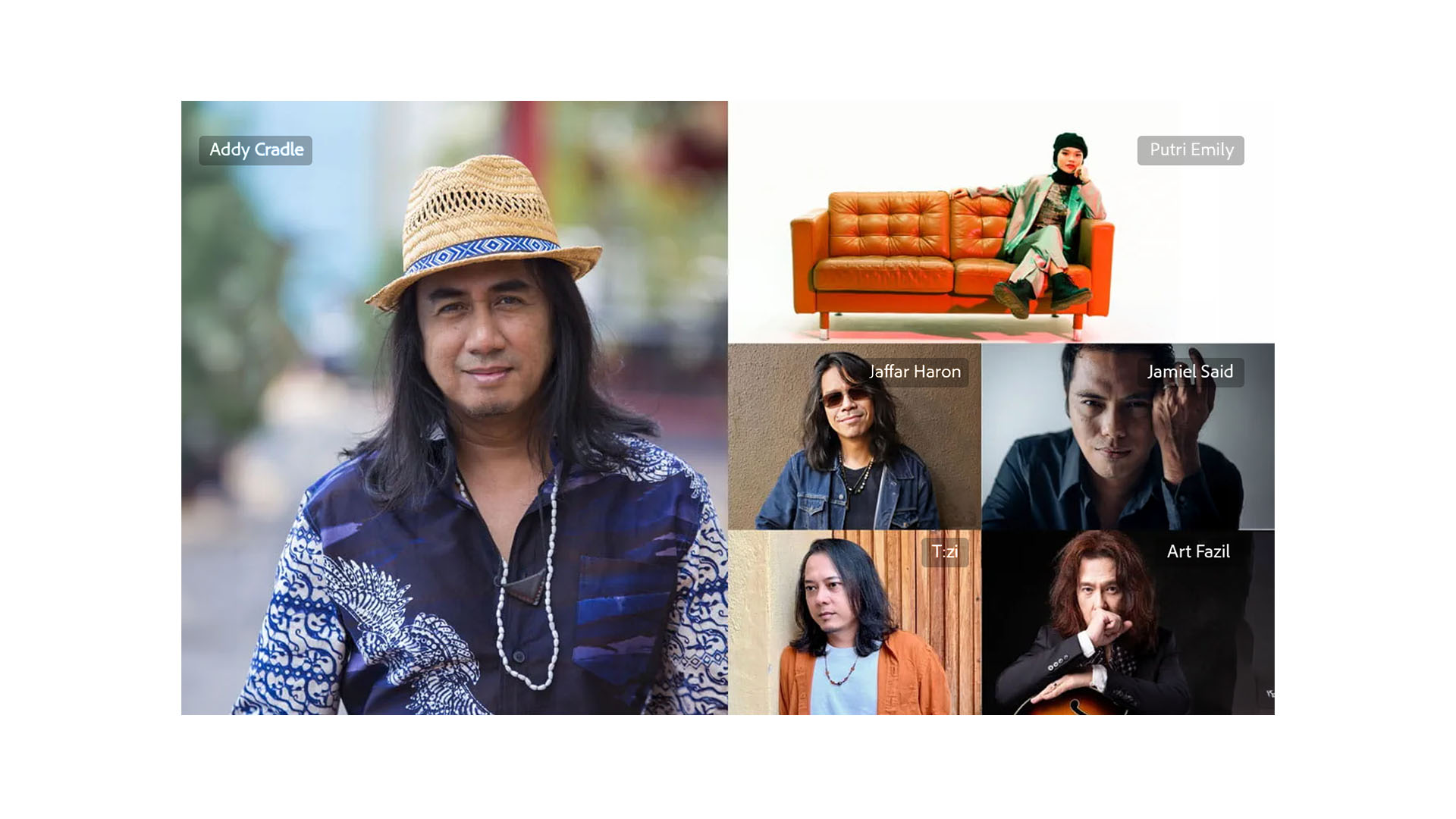 Art Fazil Ciptakustik ft Putri Emily, Jaffar Haron, Jamiel Said, T:zi & Addy Cradle