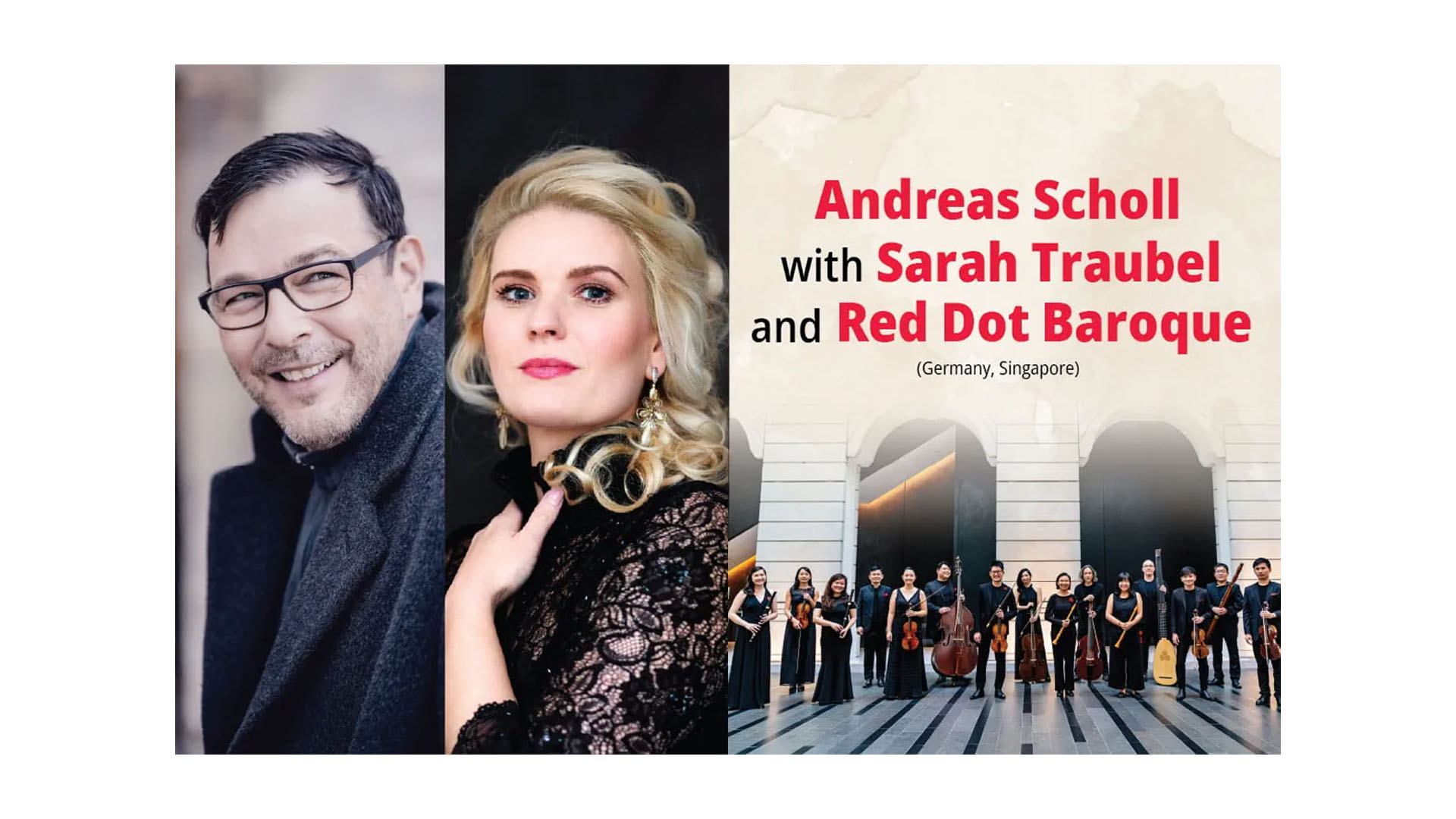 Andreas Scholl with Sarah Traubel and Red Dot Baroque