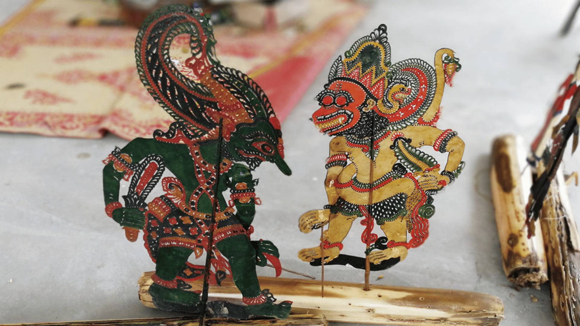 A wayang kulit of our own