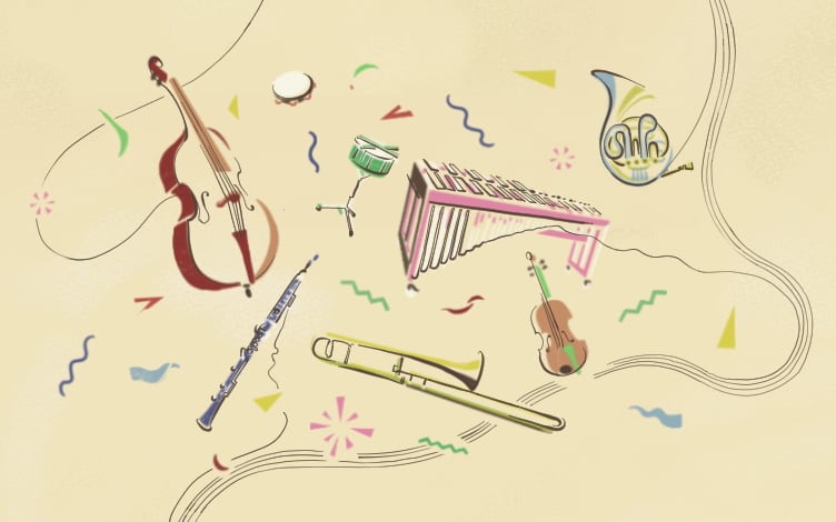 All about the Western orchestra