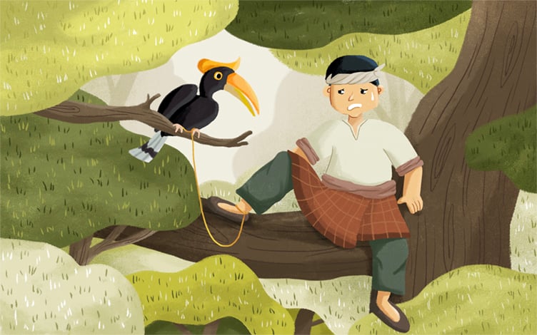 How Pak Pandir Got Stuck in a Tree