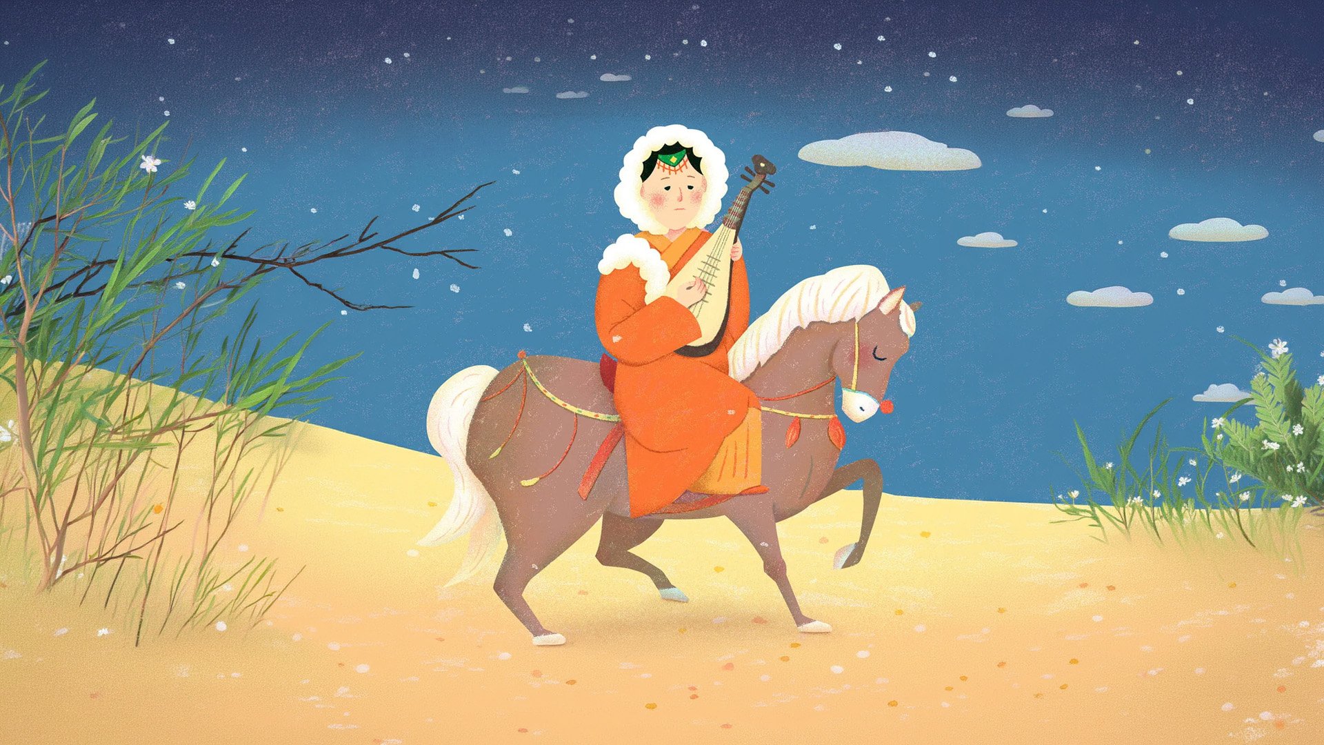 Wang Zhaojun Departs from the Frontier 