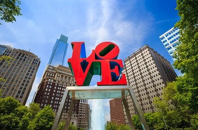 LOVE statue