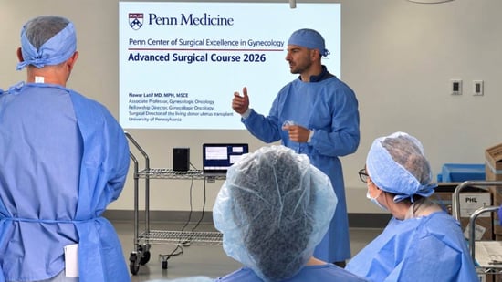 OBGYN surgeons training residents