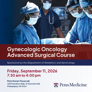 Advertising an upcoming OBGYN course.