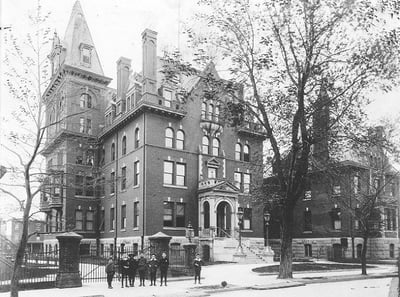 Hospital of the university of Pennsylvania circa 1874