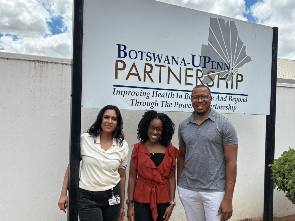Dr. Dako and Residents at our Botswana partnership